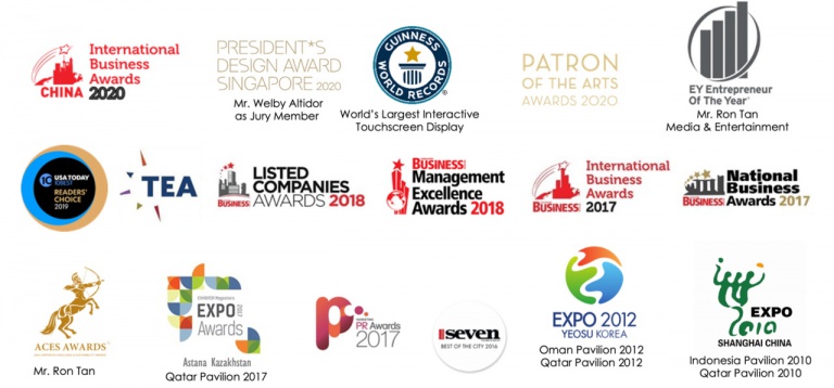 Cityneon获得世界级奖项，包括：Patron of the arts awards 2020, International Business Awards 2020(IBA)等