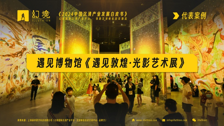 订阅报告，通过案例遇见博物馆《遇见敦煌·光影艺术展》，了解“沉浸光影艺术展”