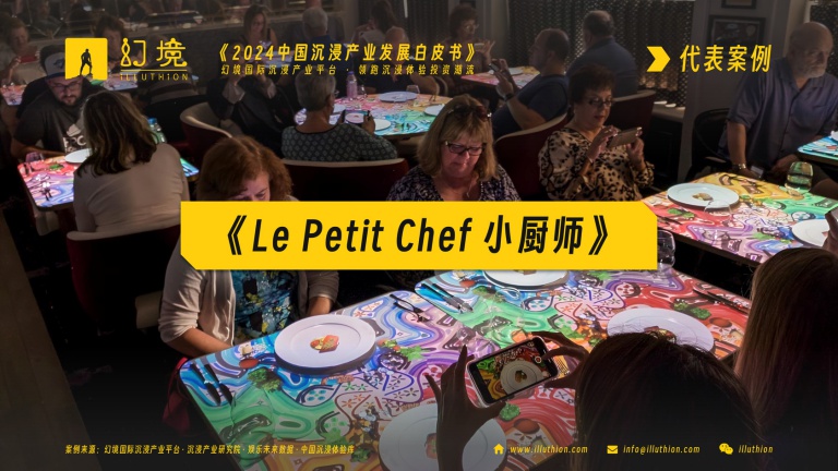 订阅报告，通过案例《Le Petit Chef 小厨师》，了解“光影互动餐秀”