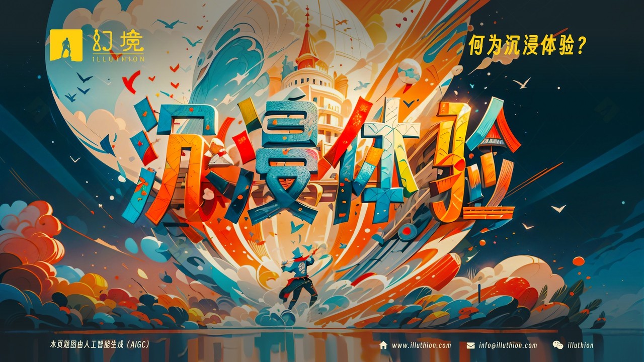 沉浸体验概念(《2024中国沉浸产业发展白皮书》示意图)