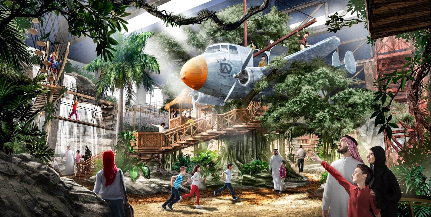 全球首个室内探索冒险（Discovery Adventures）中心
