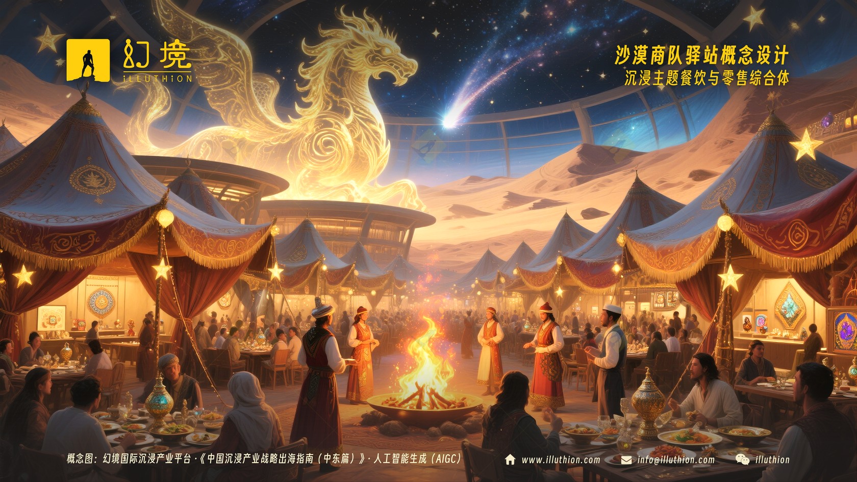 幻境国际构想之沙漠商队驿站:沉浸主题餐饮与零售综合体